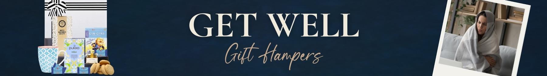 Collection Banner Printed Get Well Soon Hampers
