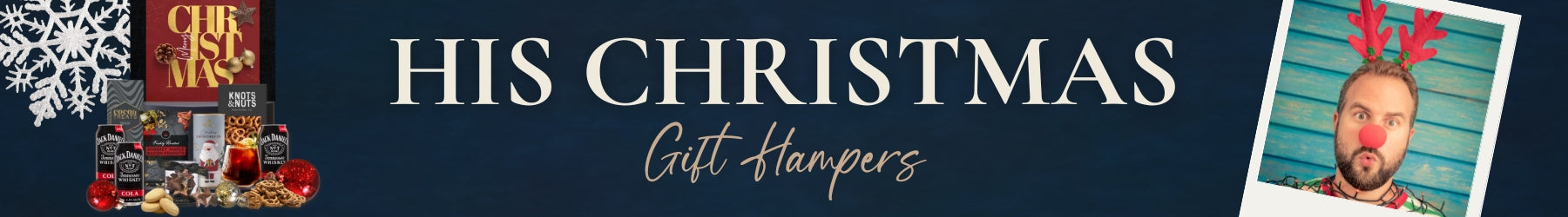 Christmas Hampers for Him Melbourne Banner Image