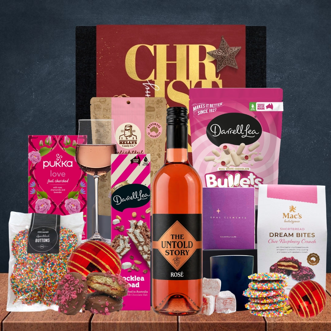Melbourne Christmas Wine Hamper For Her