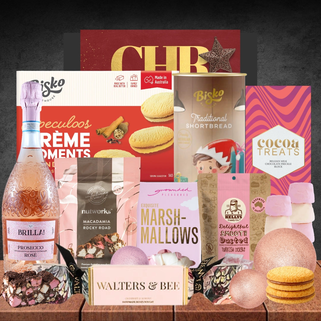 Melbourne Sparkling Rose Wine Christmas Hamper