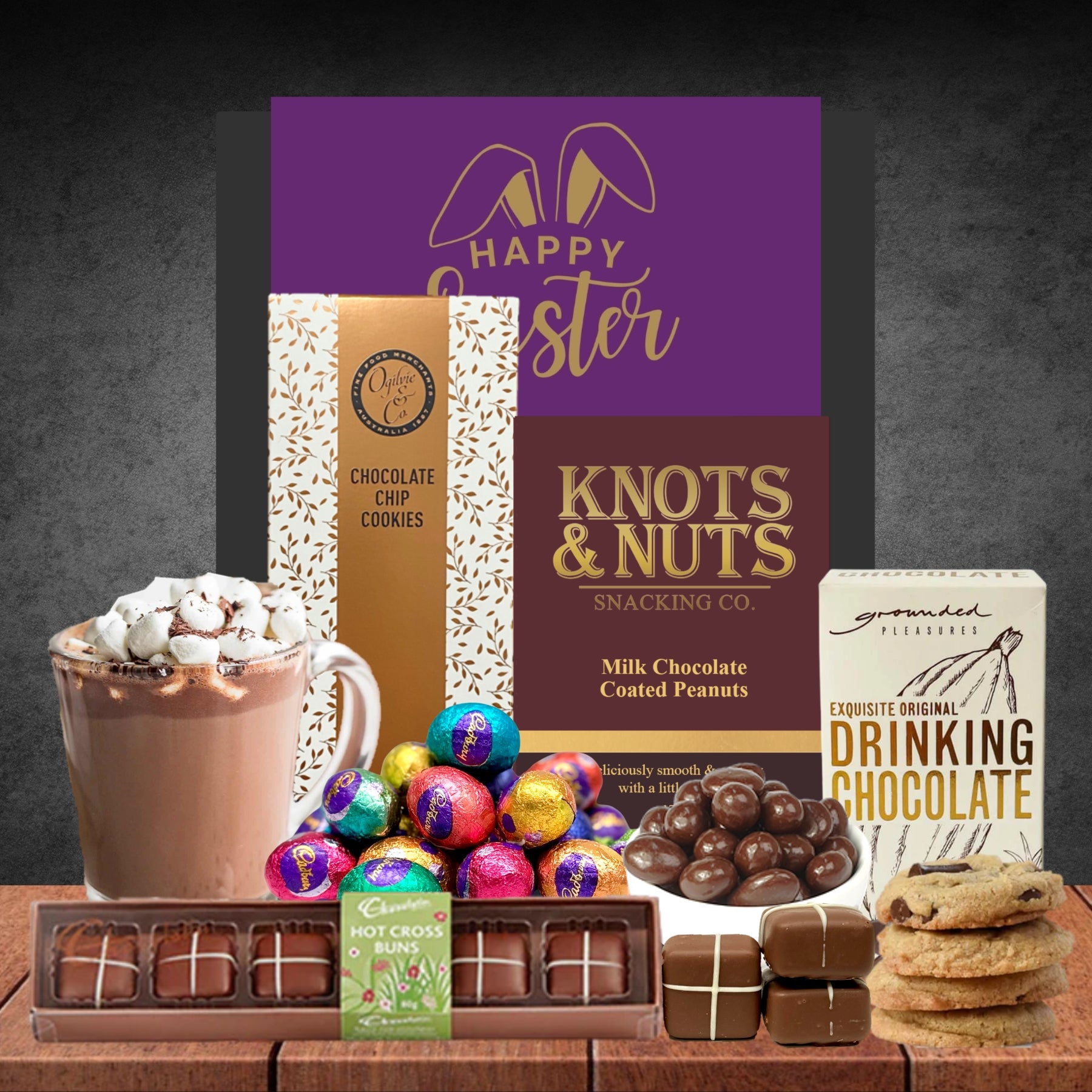 Easter Chocolate Buns Goodie Box