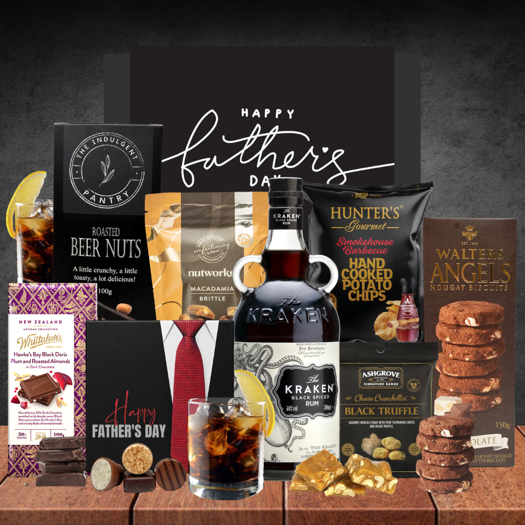 Dad's Kraken Rum & Snack Hamper