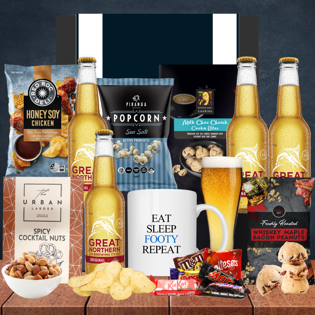 AFL Queensland Beer Gift Hamper for Carlton FC Fans