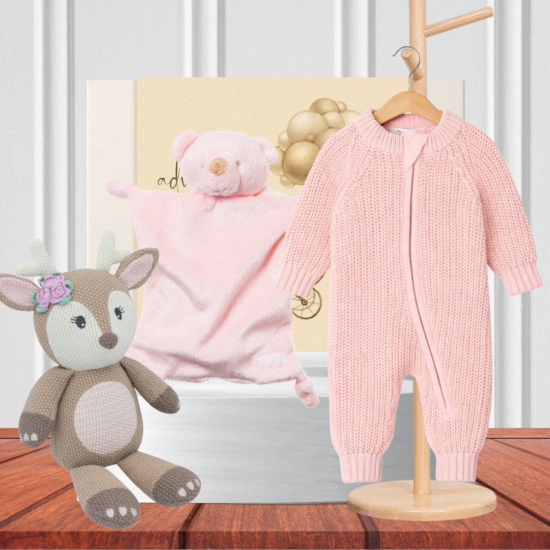 Baby Girl's Essentials for Winter Hamper