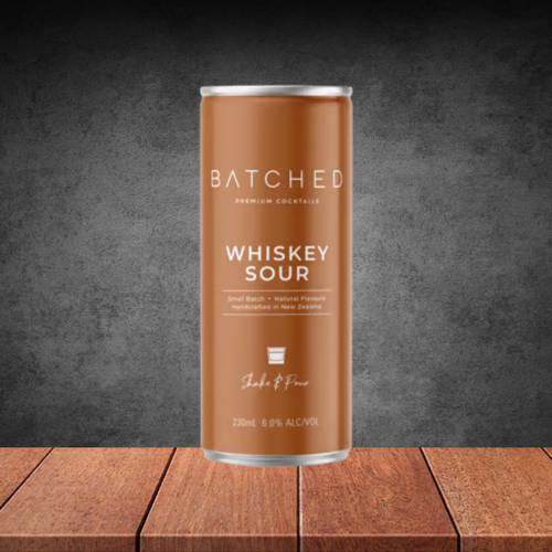 Batched Premium Cocktails Whiskey Sour 230ml