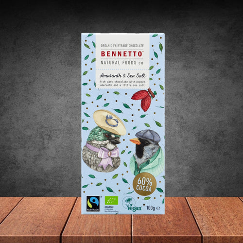 Bennetto Amaranth Sea Salt Chocolate 100g
