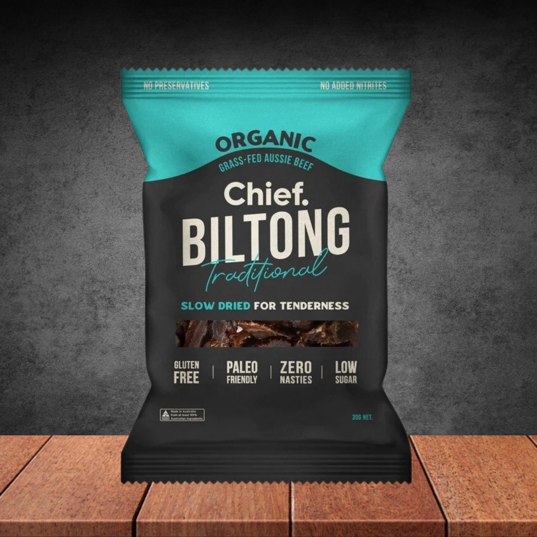 Chief Nutrition Traditional Beef Biltong 30g