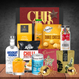 Christmas Sprits Melbourne Hamper with Absolut Vodka 700ml
