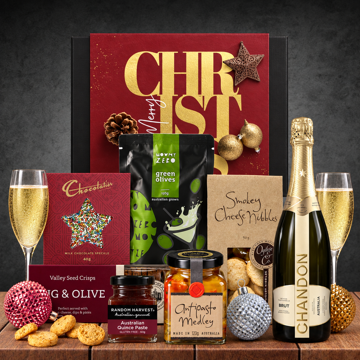 Chandon Brut Christmas Hamper For Her