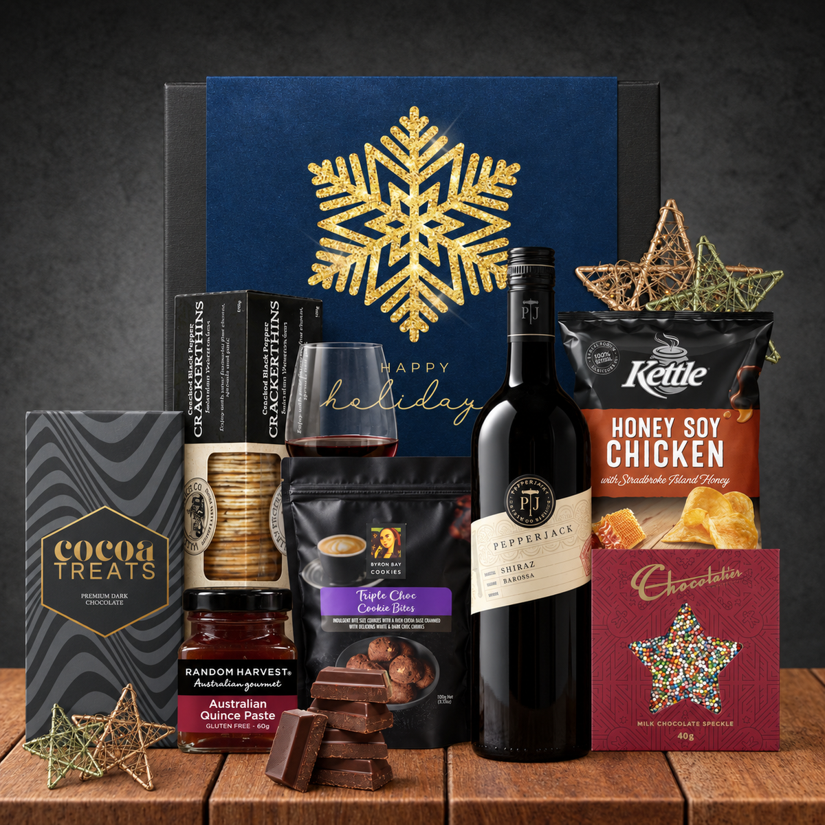 Red Wine & Chocolate Melbourne Christmas Hamper