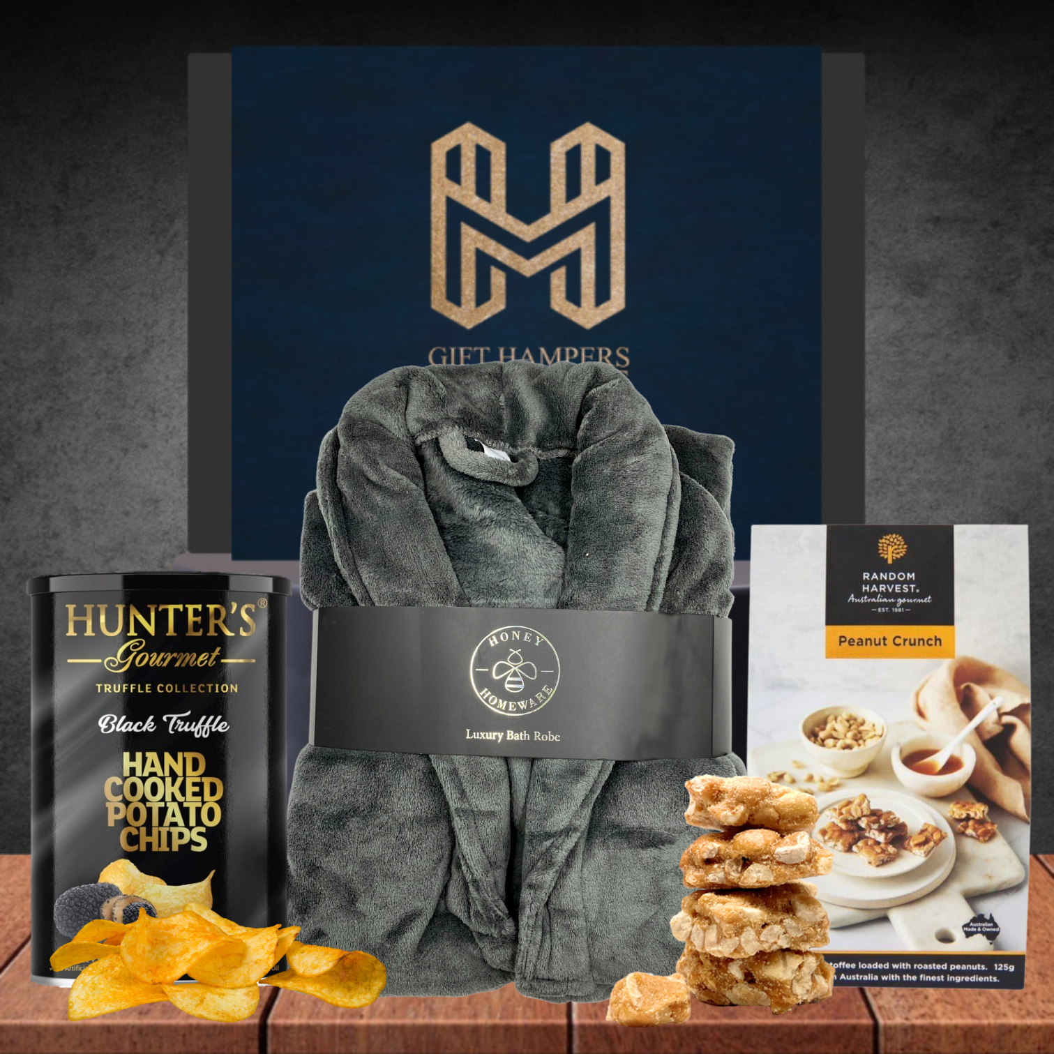 Robe and Snacks Pamper Hamper