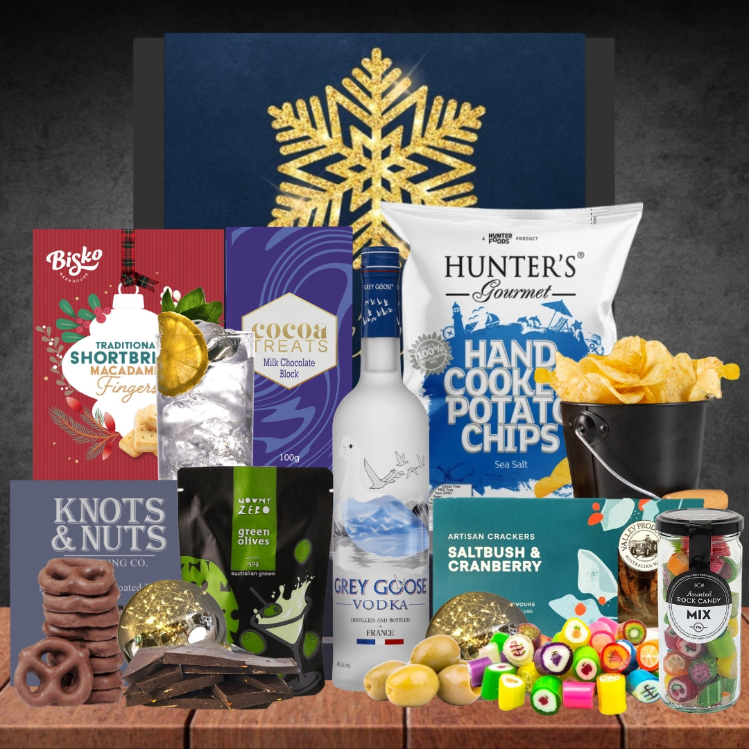 Vodka & Snacks Melbourne Christmas Hamper
