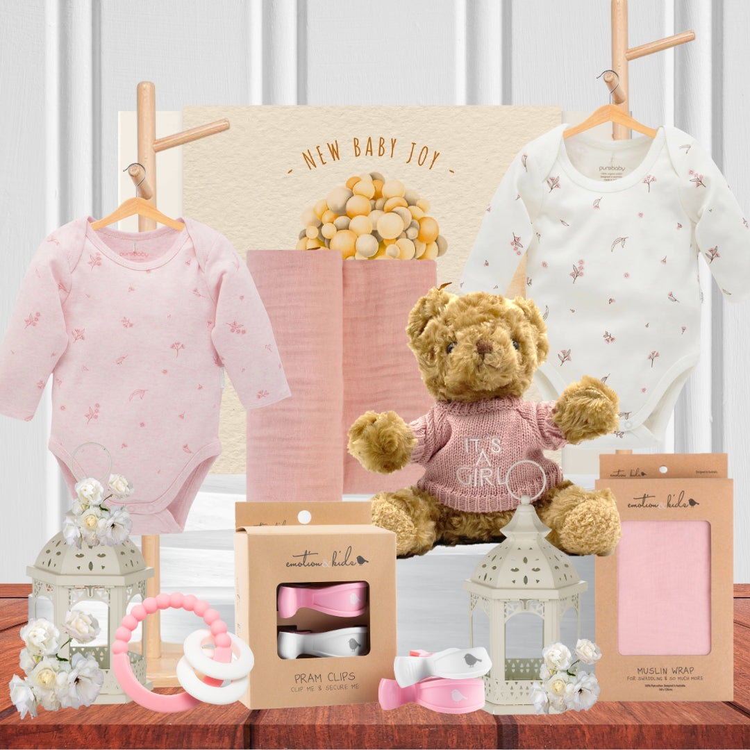 Pink Love & New born Hamper