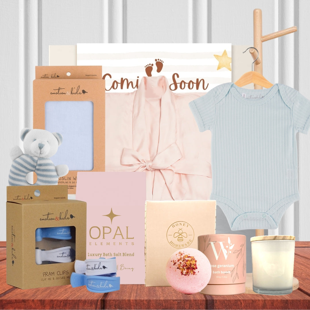 Pregnant Mum & Baby Boy Hamper