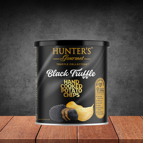 Hunter's Gourmet Black Truffle Potato Chips 40g