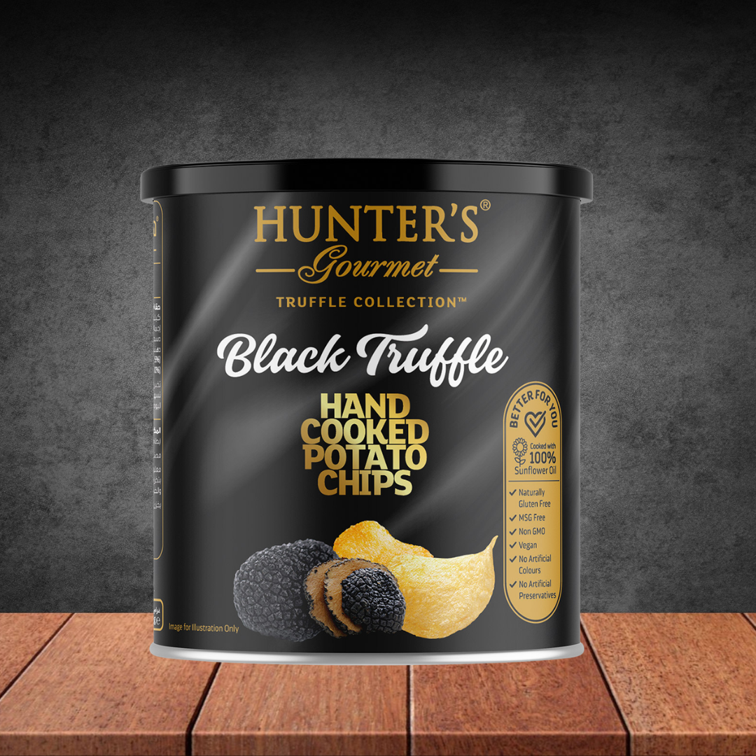 Hunter’s Gourmet Black Truffle Potato Chips 40g