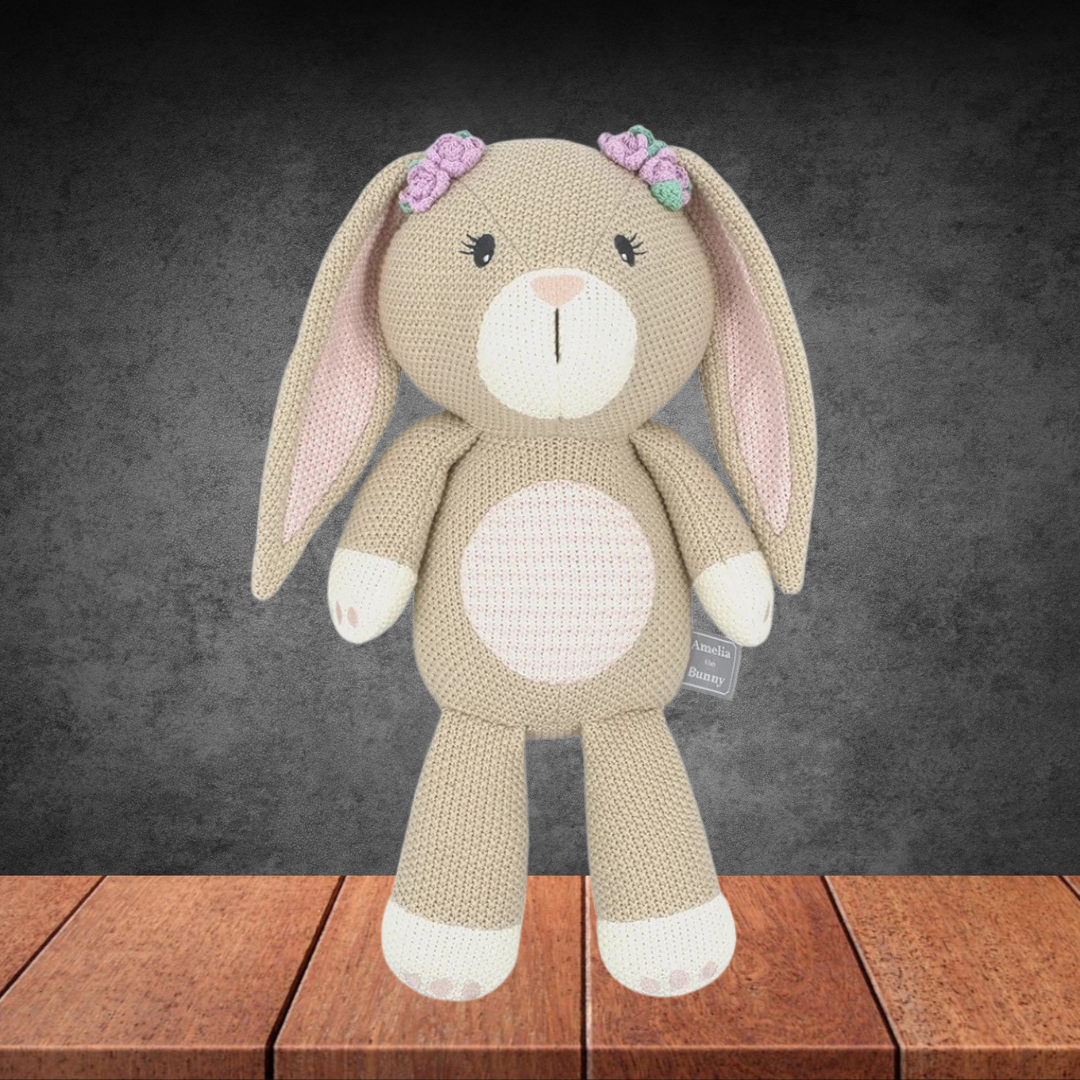Living Textiles Amelia the Bunny Knitted Toy