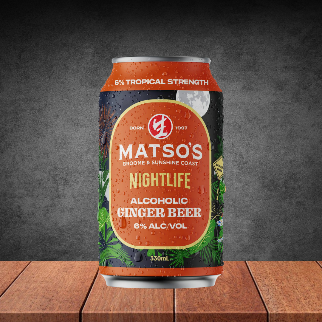 Matso's Nightlife Alcoholic Ginger Beer Cans 330ml