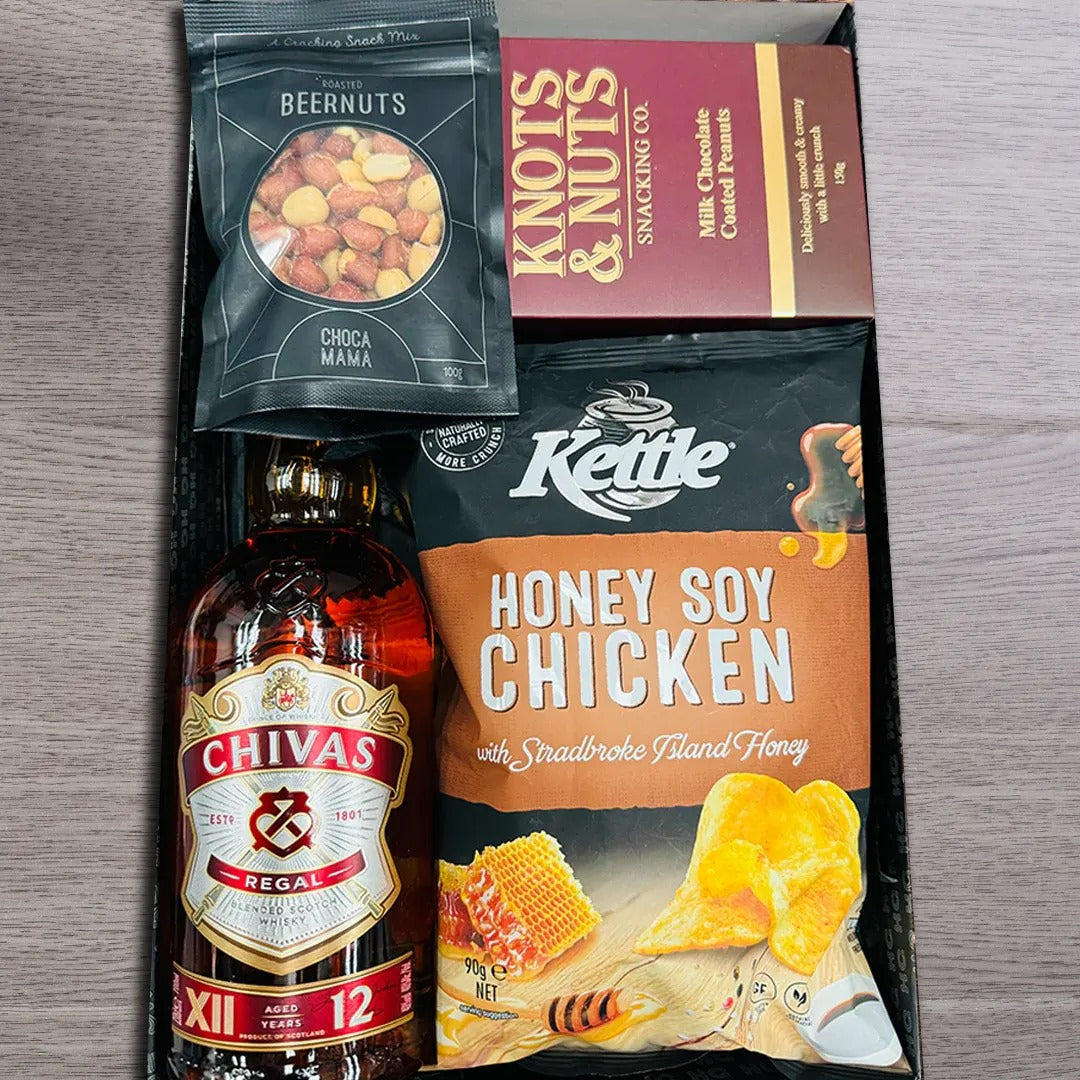 Melbourne Christmas Whiskey Hamper For Him