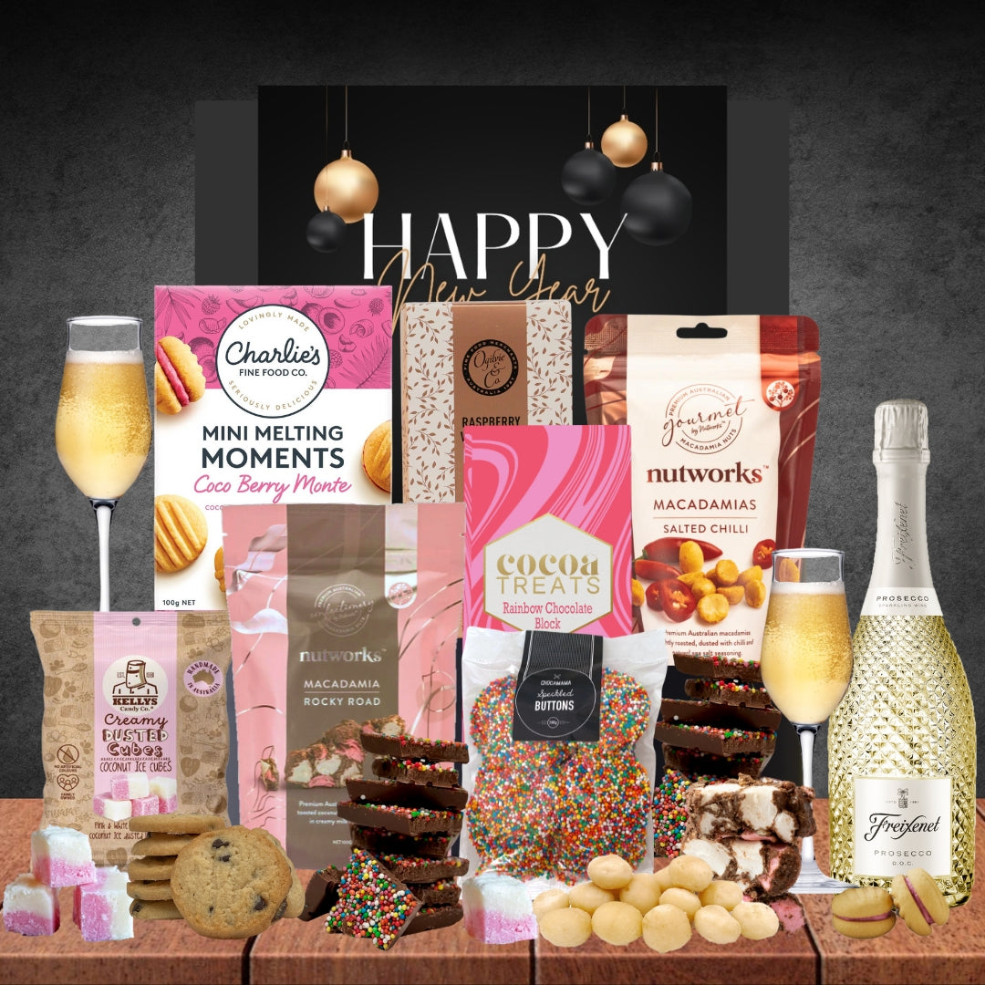 Melbourne Sparkling Wine New Year Gift Hamper Featured Image