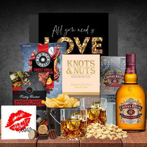 Melbourne Whiskey Valentines Hamper with Chivas Regal 700ml