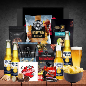 Mens Best Beer Valentines Hamper with 4 Corona Extra 355ml