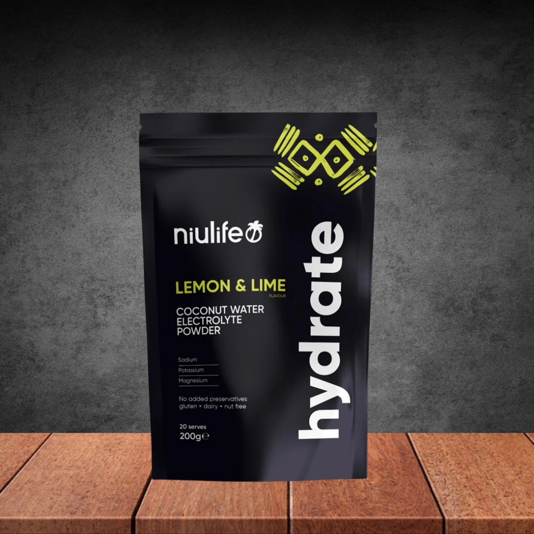 Nulife Hydrate Electrolyte Powder Lemon & Lime 200g