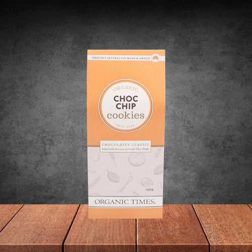 Organic Times Choc Chip Cookies 150g
