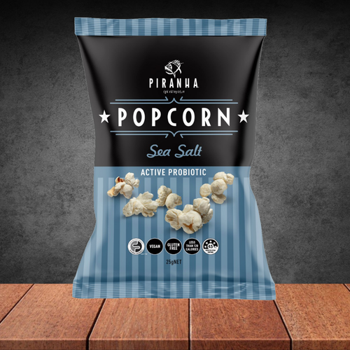 Piranha Popcorn Sea Salt 25g