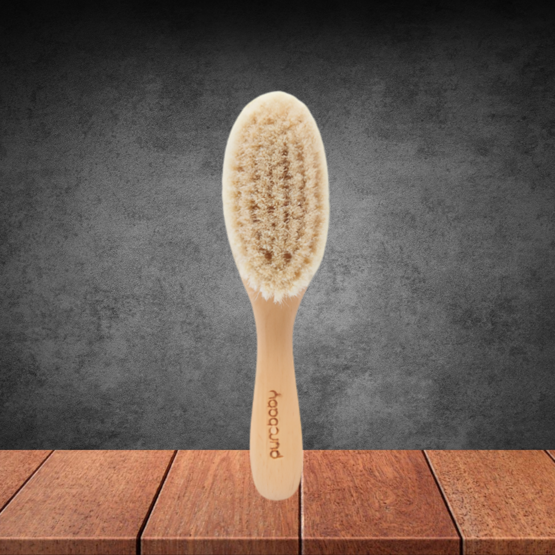 Pure Baby Natural Goat Hair Brush