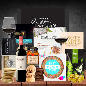 Red Wine Hamper For Dad Featured Image