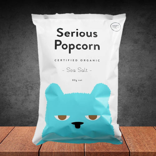 Serious Food Co Sea Salt Popcorn 80g