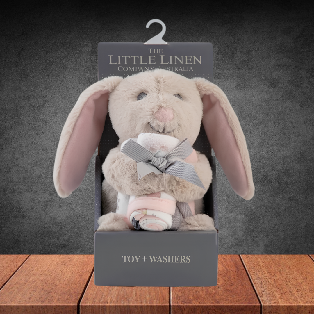 TLLC Plush Toy & Washers - Harvest Bunny