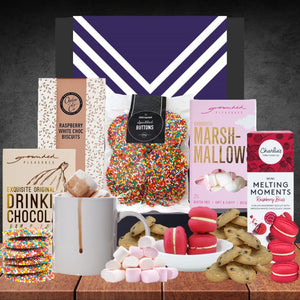 The AFL Hot Chocolate Hamper for Fremanthle Fans