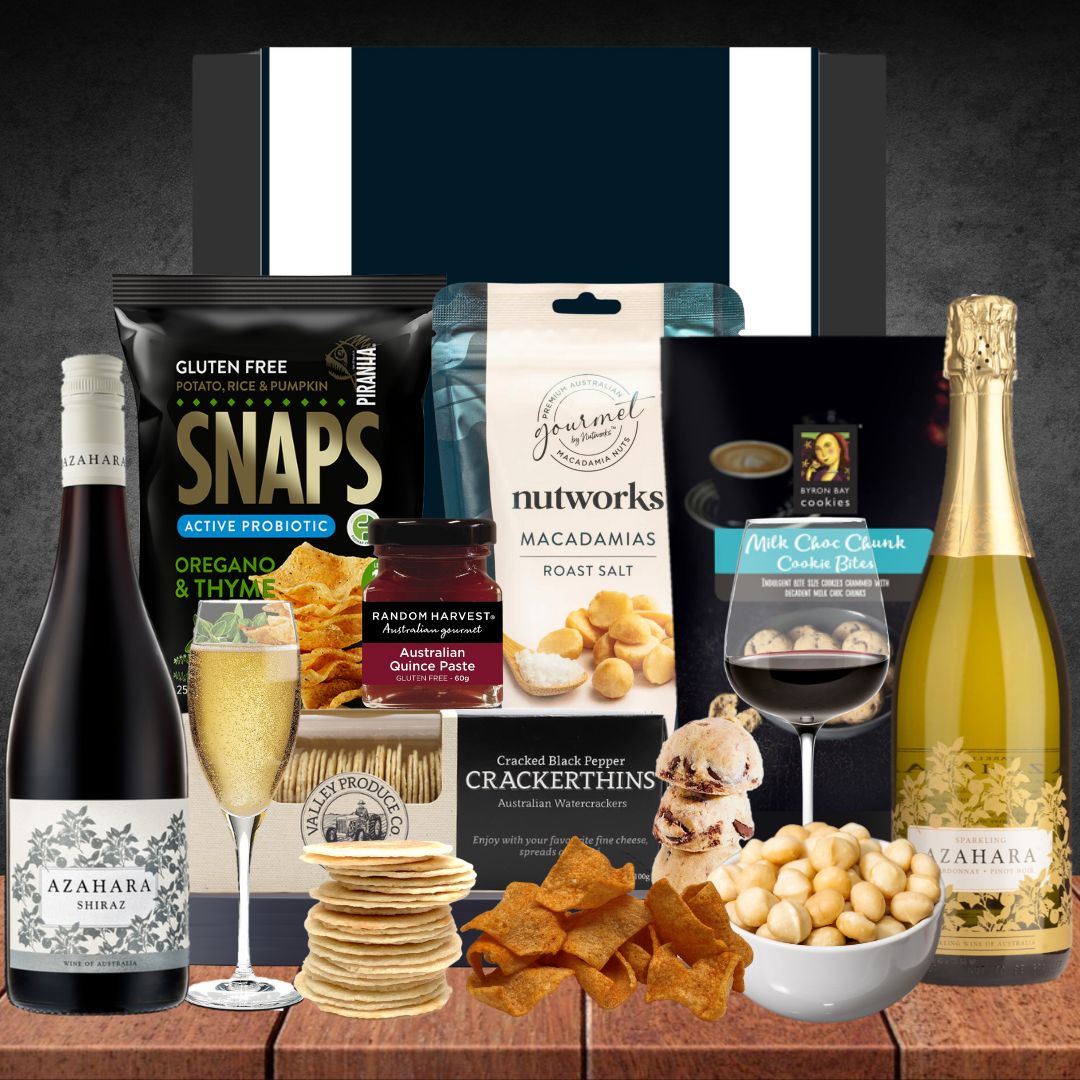 The AFL Wine Combo Hamper for Carlton FC Fans