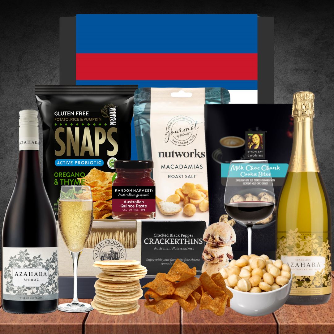 The AFL Wine Combo Hamper for Western Bulldogs FC Fans