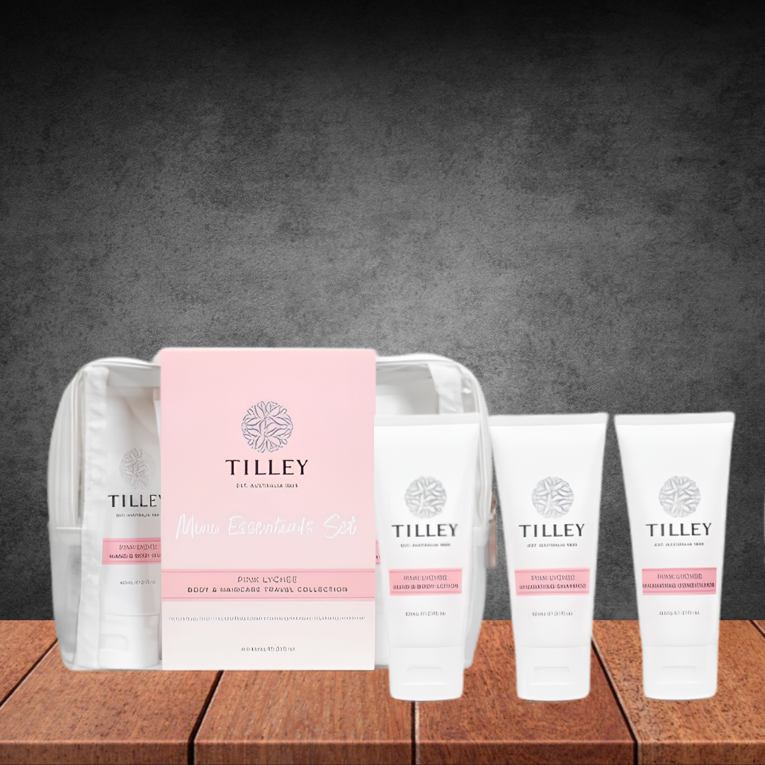 Tilley Pink Lychee Mini Essentials Set