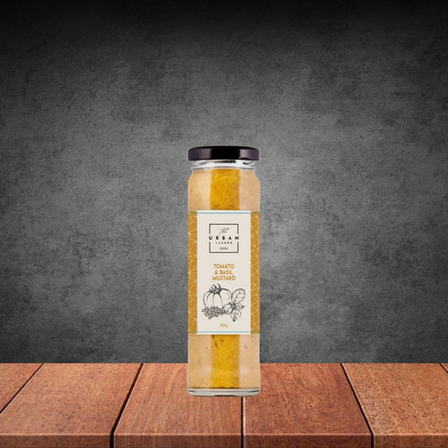 Urban Larder Tomato & Basil Mustard 160g