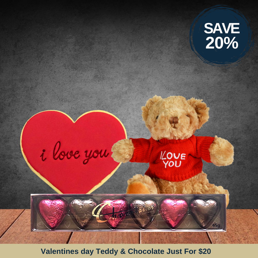 Valentines day Teddy Bundle