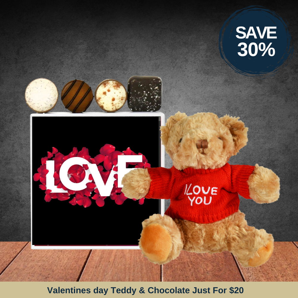 Valentines day Teddy & Chocolate