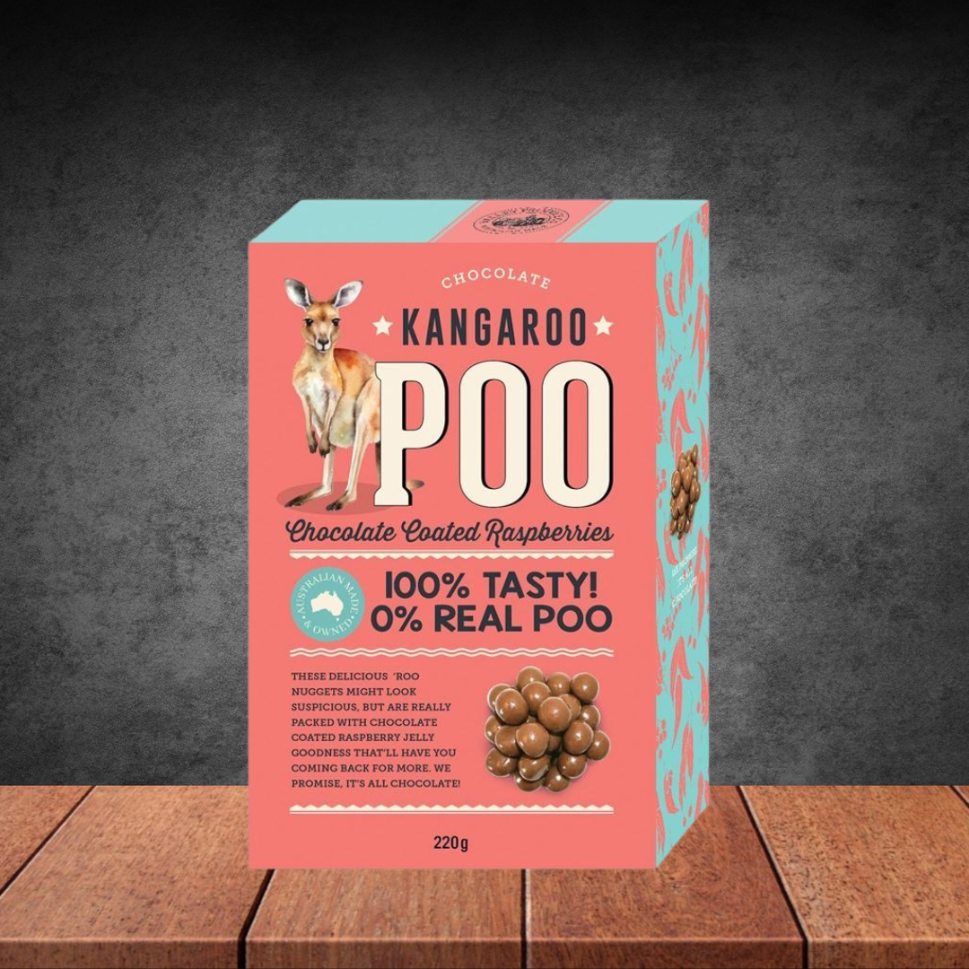 Valley Produce Co Milk Chocolate Kangaroo Poo 220g