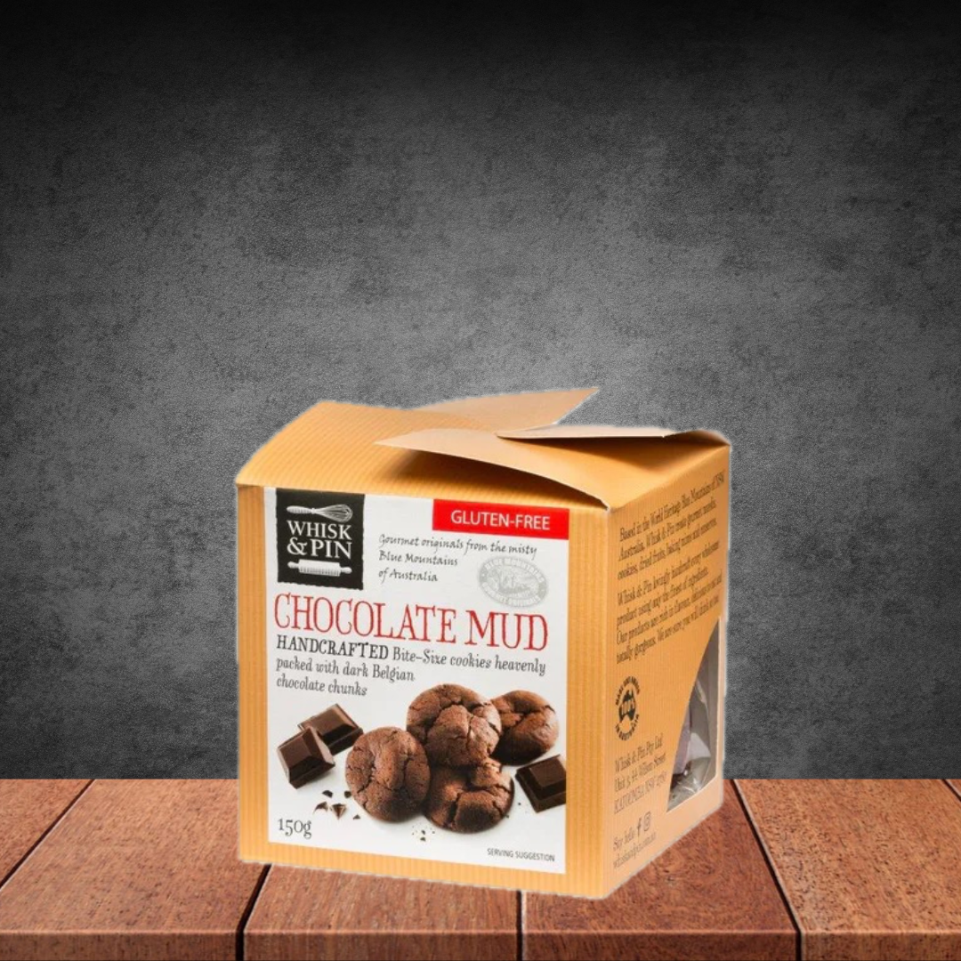 Whisk & Pin Gluten Free Chocolate Mud Cookies 150g