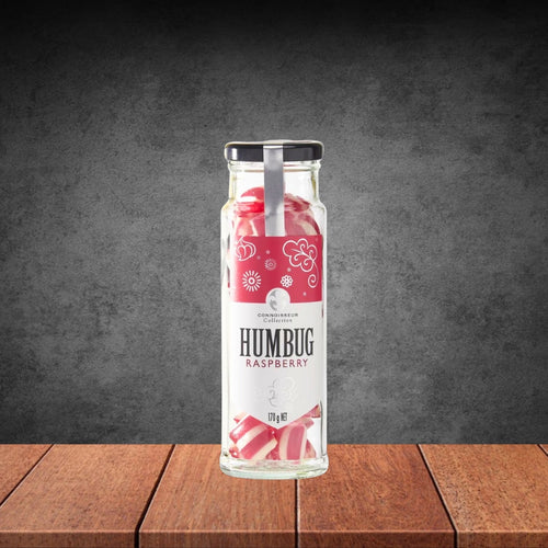Gourmet Merchant Raspberry Humbugs 170g