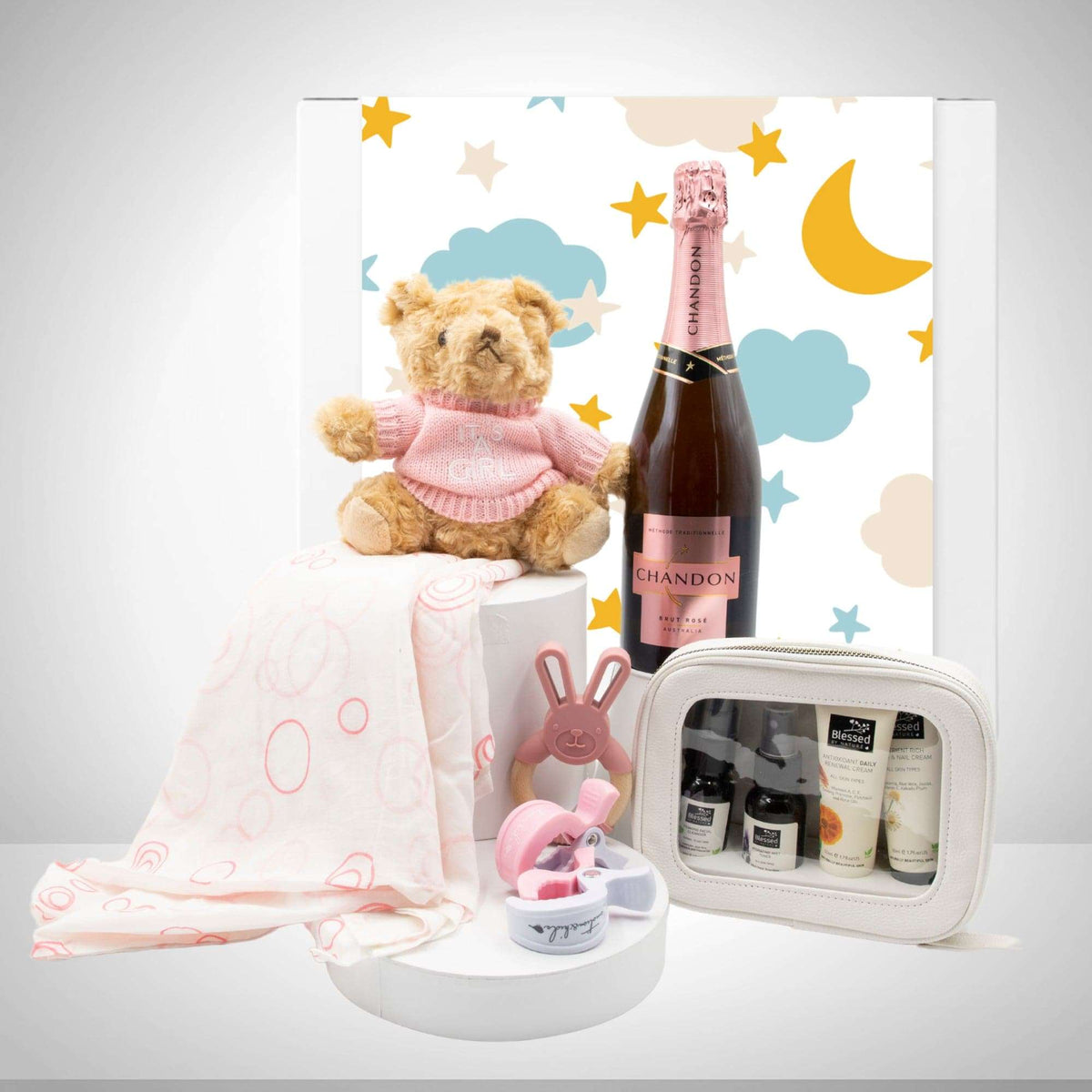 Pink Blessed Baby Melbourne Hamper GiftHampersMelbourne