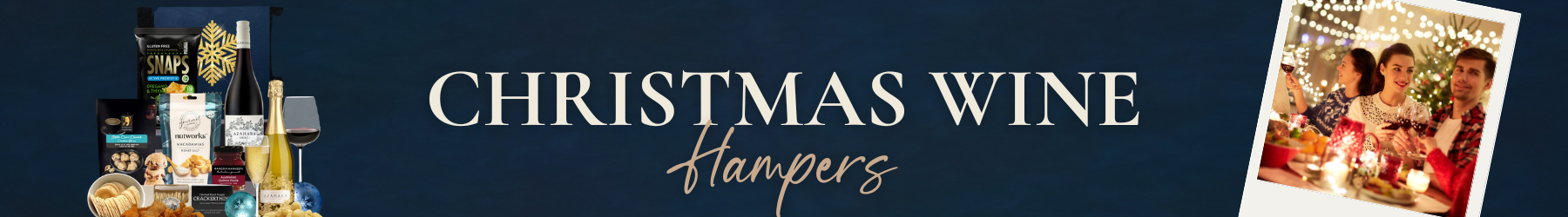 Christmas Wine Hampers in Melbourne Banner  Image