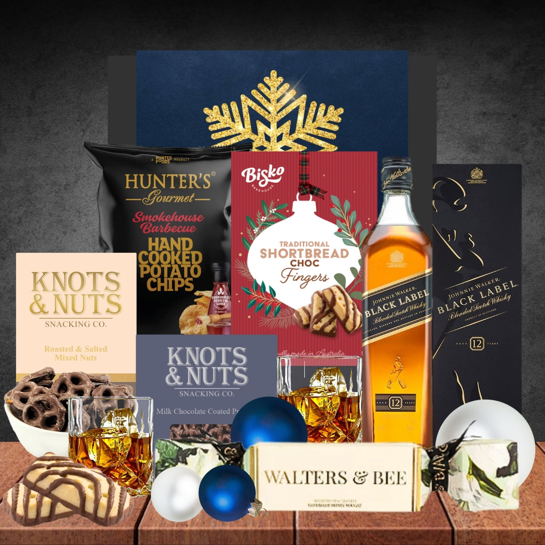 Johnnie Walker Black Christmas Hamper For Him