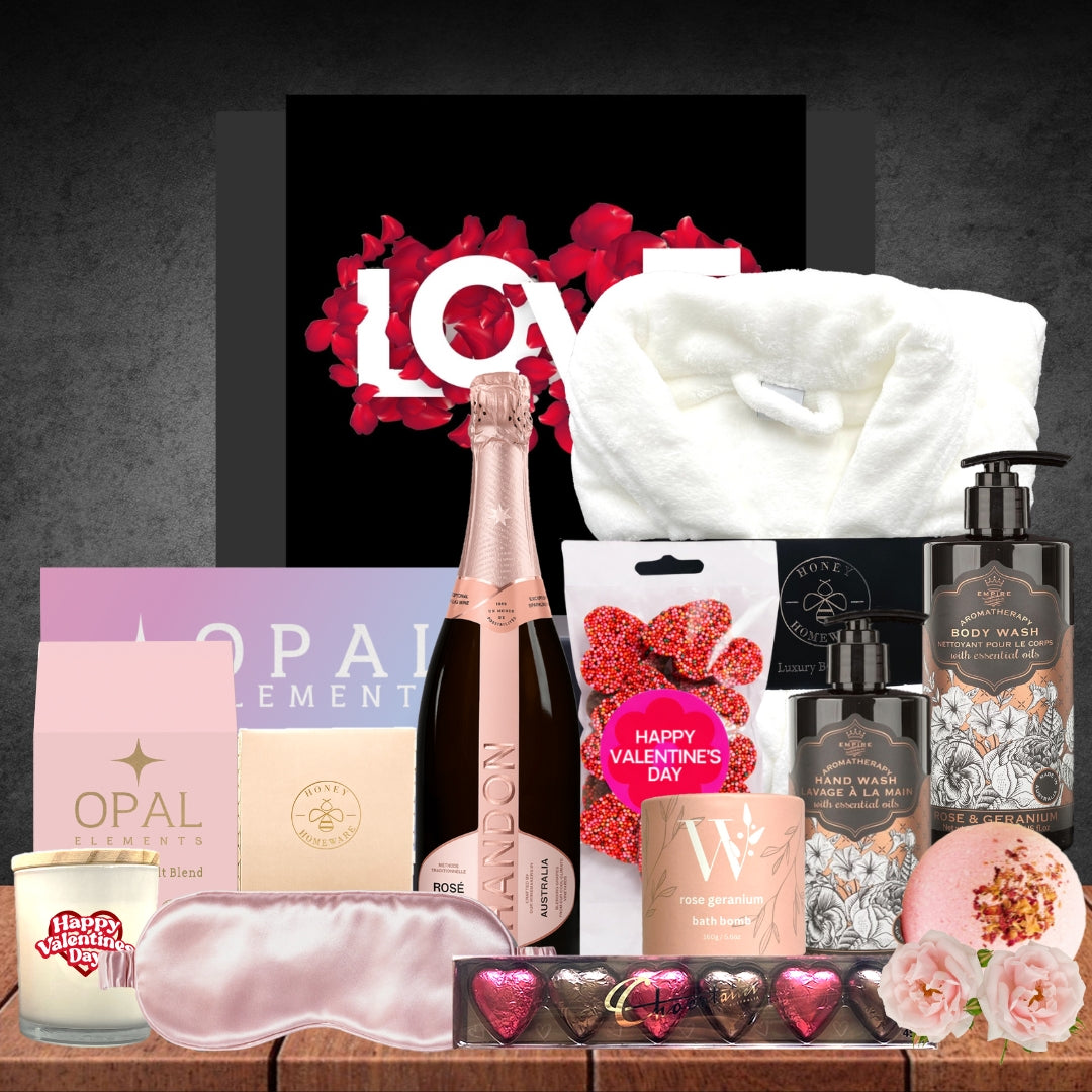Valentine's Champagne Pamper Hamper For Her