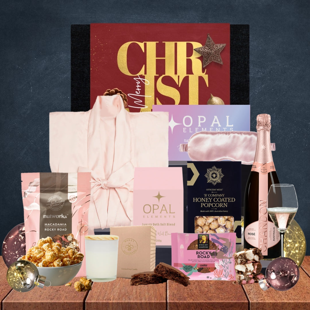 Christmas Pamper Hamper With Chandon Rose