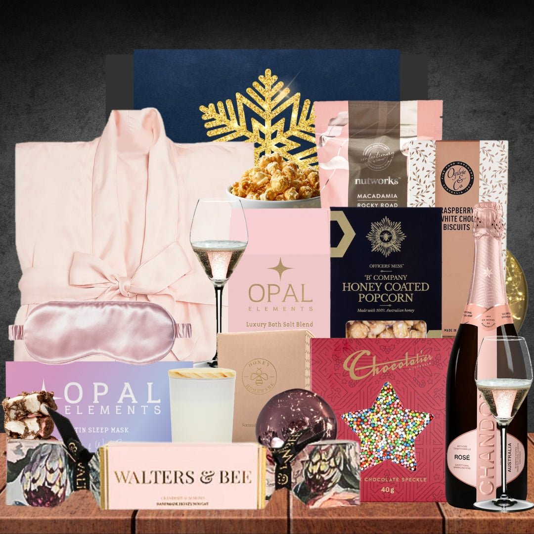 Christmas Pamper Hamper With Chandon Rose