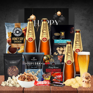 Melbourne Beer New Year Gift Hamper for him with 4 Crown Lager 330ml